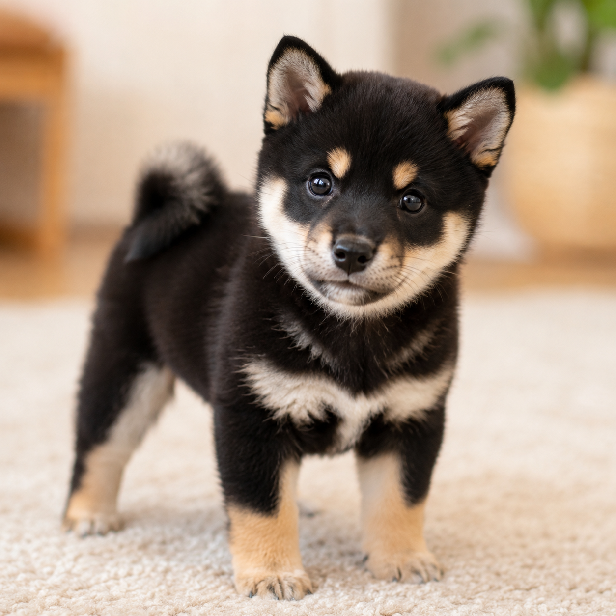 スタンプ制作前の犬の元写真